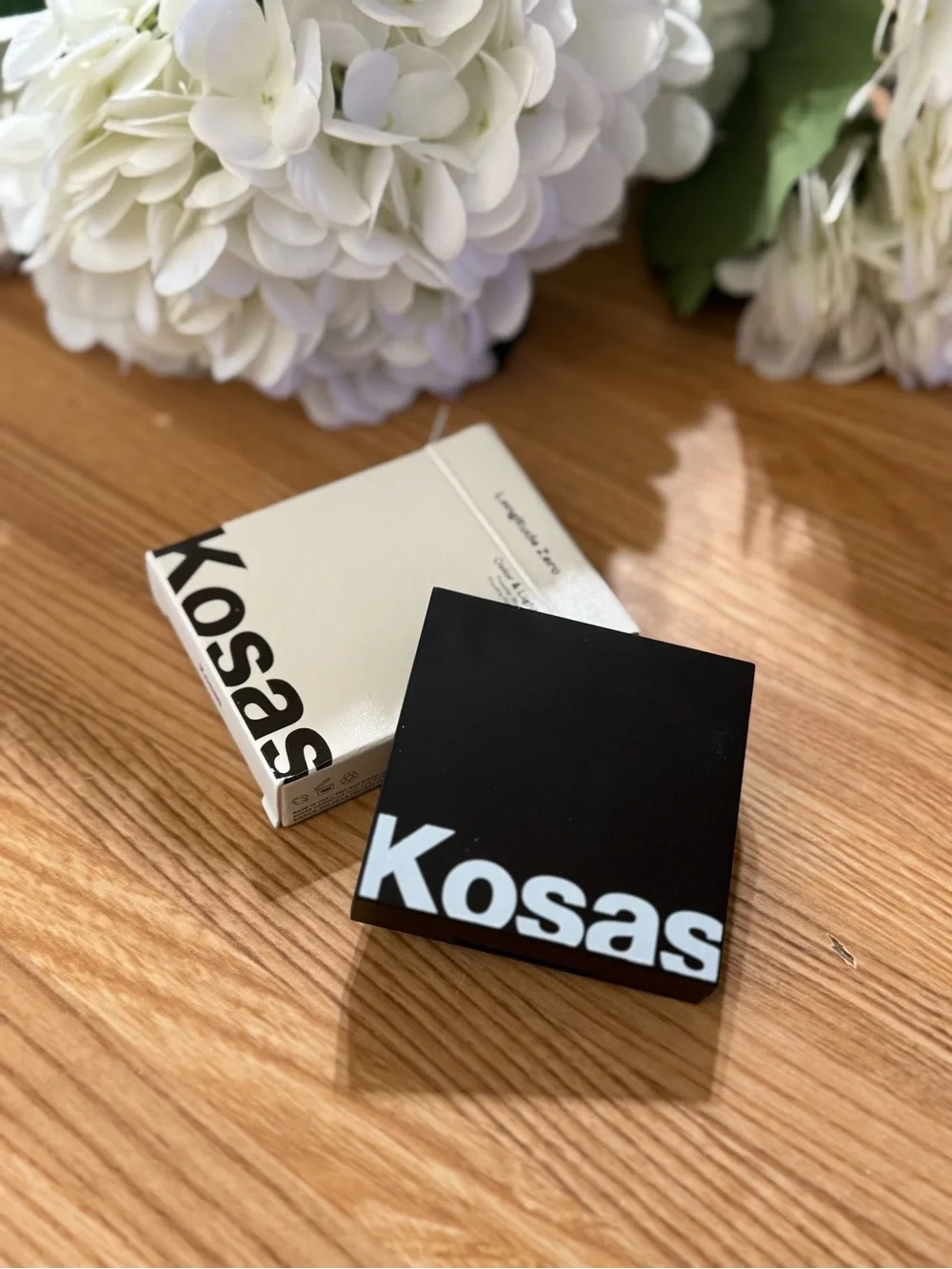 Kosas Compact Makeup Powder Blush highlighter Longitude Zero iconic pink rose